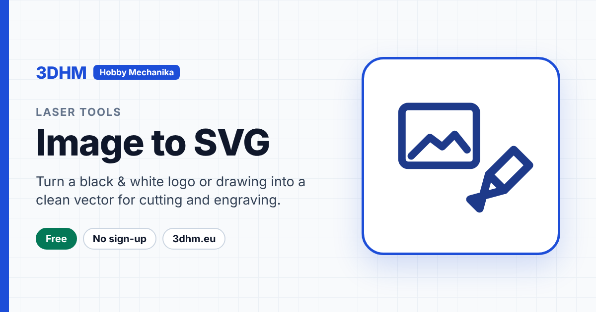 Free image to SVG converter for laser cutting | 3DHM